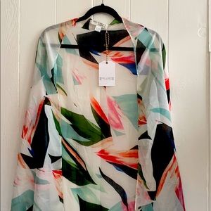 Beautiful Tropical Wrap (perfect for the pool!)